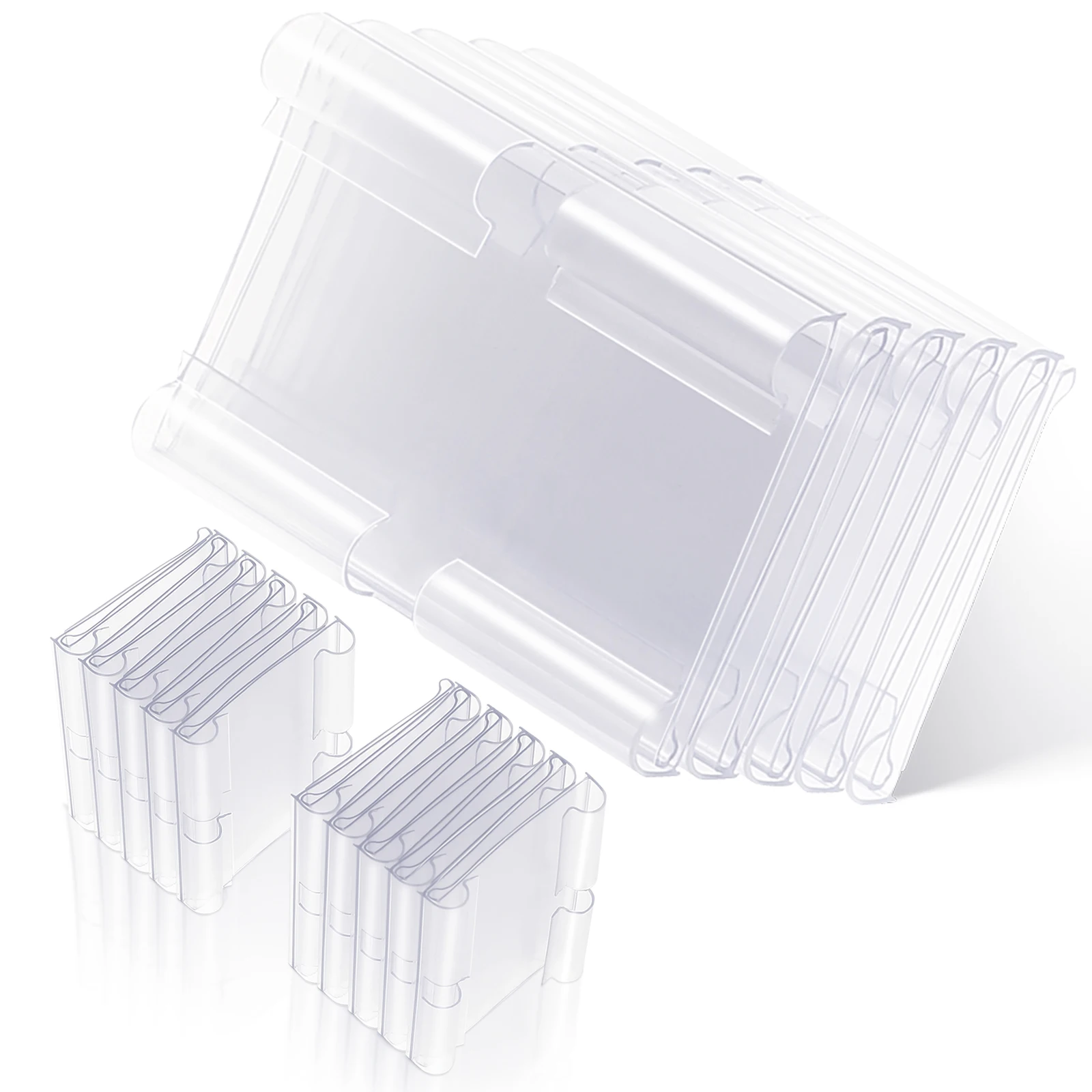 60 Pcs Price Tag Transparent PVC Label Holders Merchandise Sign Display Stand Small Store Supermarket Shelves Storage Hooks
60 Pcs Price Tag Transparent PVC Label Holders Merchandise Sign Display Stand Small Store Supermarket Shelves Storage Hooks