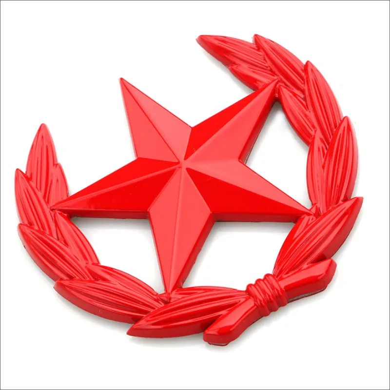 2 PCS 3D Metal Pentagram star Car Stickers Emblem Badge Stickers For Universal Car Motorcycle Car Accessories Decorative
2 PCS 3D Metal Pentagram star Car Stickers Emblem Badge Stickers For Universal Car Motorcycle Car Accessories Decorative