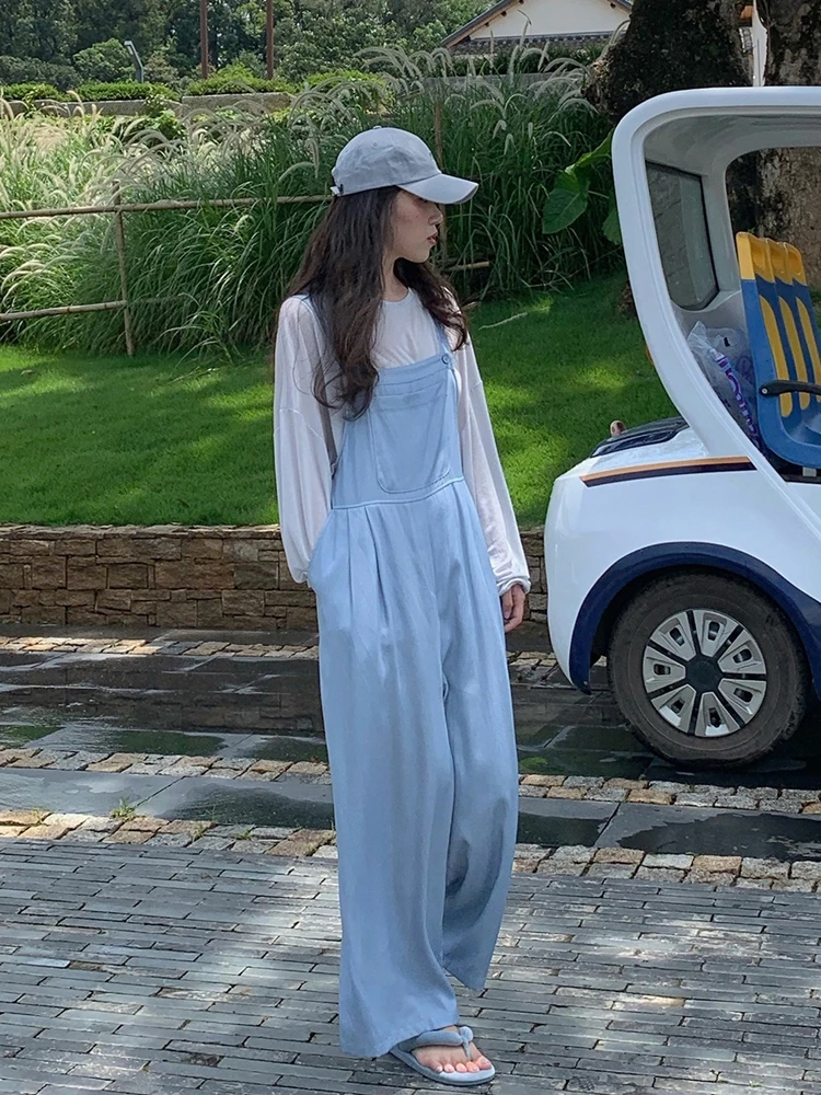 Casual High Waist Wide Leg Jeans Women Spring Summer Light Blue Thin Silk Denim Straight Leg Pants Overalls Washed Effect
Casual High Waist Wide Leg Jeans Women Spring Summer Light Blue Thin Silk Denim Straight Leg Pants Overalls Washed Effect