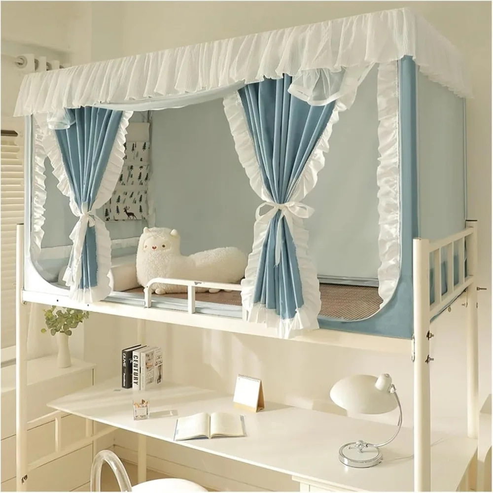 Canopy Bed Frame,Mosquito Net for Bed,Bed Canopy Single Sleeper Bunk Bed Curtains Dormitory Blackout Cloth Mosquito Nets Bed Ten
Canopy Bed Frame,Mosquito Net for Bed,Bed Canopy Single Sleeper Bunk Bed Curtains Dormitory Blackout Cloth Mosquito Nets Bed Ten