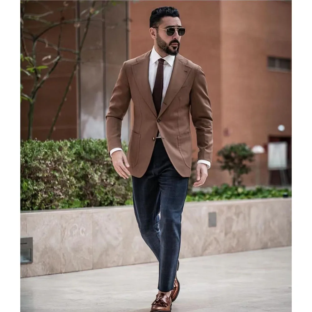 2023 New Arrival Wedding Men Grown Notched Lapel Suits Business Casual Formal Costume Homme Slim Fit 2 Pcs Set Jacket Pants
2023 New Arrival Wedding Men Grown Notched Lapel Suits Business Casual Formal Costume Homme Slim Fit 2 Pcs Set Jacket Pants