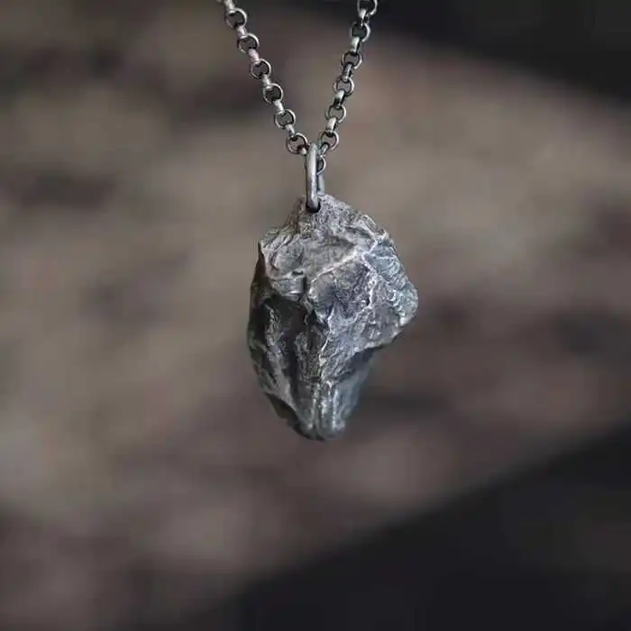 Pure Silver Men's Necklace Dominant Couple Gift Hip Hop Street Fashion Retro out Alloy Material Unisex New Stock
Pure Silver Men's Necklace Dominant Couple Gift Hip Hop Street Fashion Retro out Alloy Material Unisex New Stock