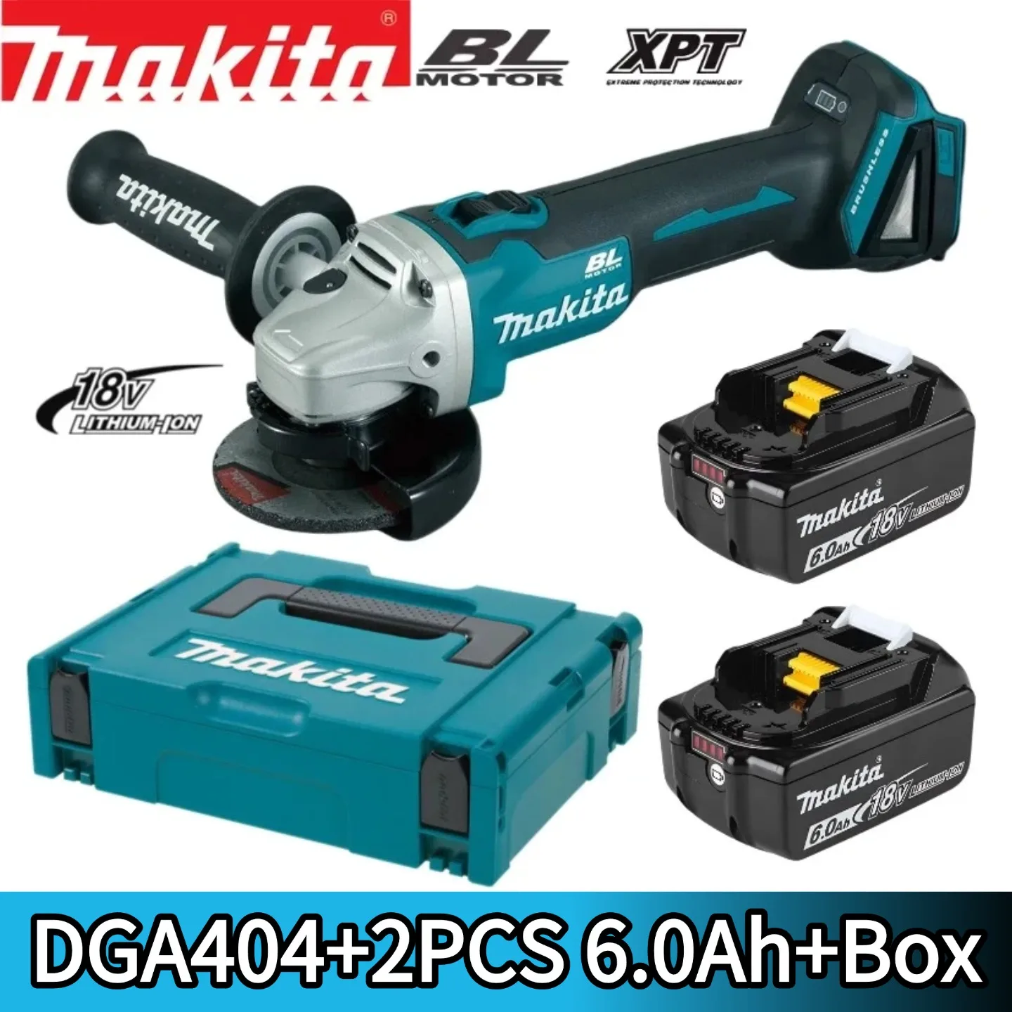 Makita 18V 125mm DGA404 Brushless Electric Angle Grinder High Power Rechargeable Lithium-Ion for Cutting And Polishing
Makita 18V 125mm DGA404 Brushless Electric Angle Grinder High Power Rechargeable Lithium-Ion for Cutting And Polishing