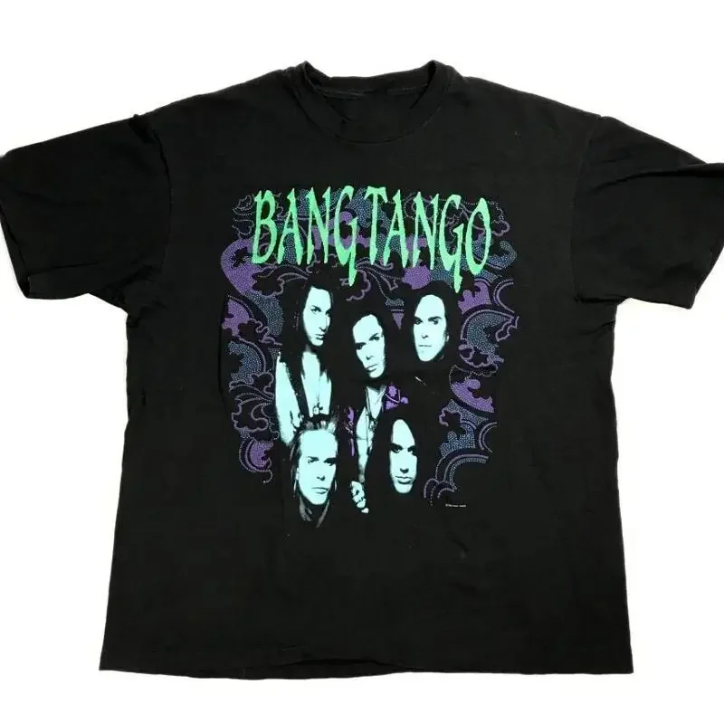 Vtg Bang Tango Band Heavy T Shirt For Men Black All Size Cotton
Vtg Bang Tango Band Heavy T Shirt For Men Black All Size Cotton