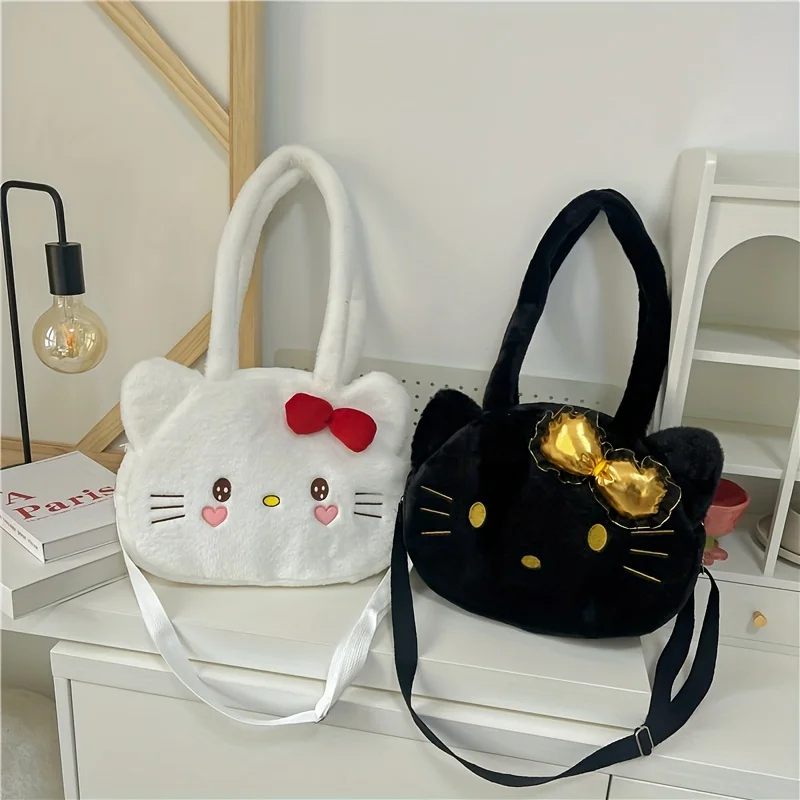 (Authorized) Sanrio 1PC Kawaii Hello Kitty Women's Fashion Plush Bag, Large Capacity Lightweight Shoulder Bag
(Authorized) Sanrio 1PC Kawaii Hello Kitty Women's Fashion Plush Bag, Large Capacity Lightweight Shoulder Bag