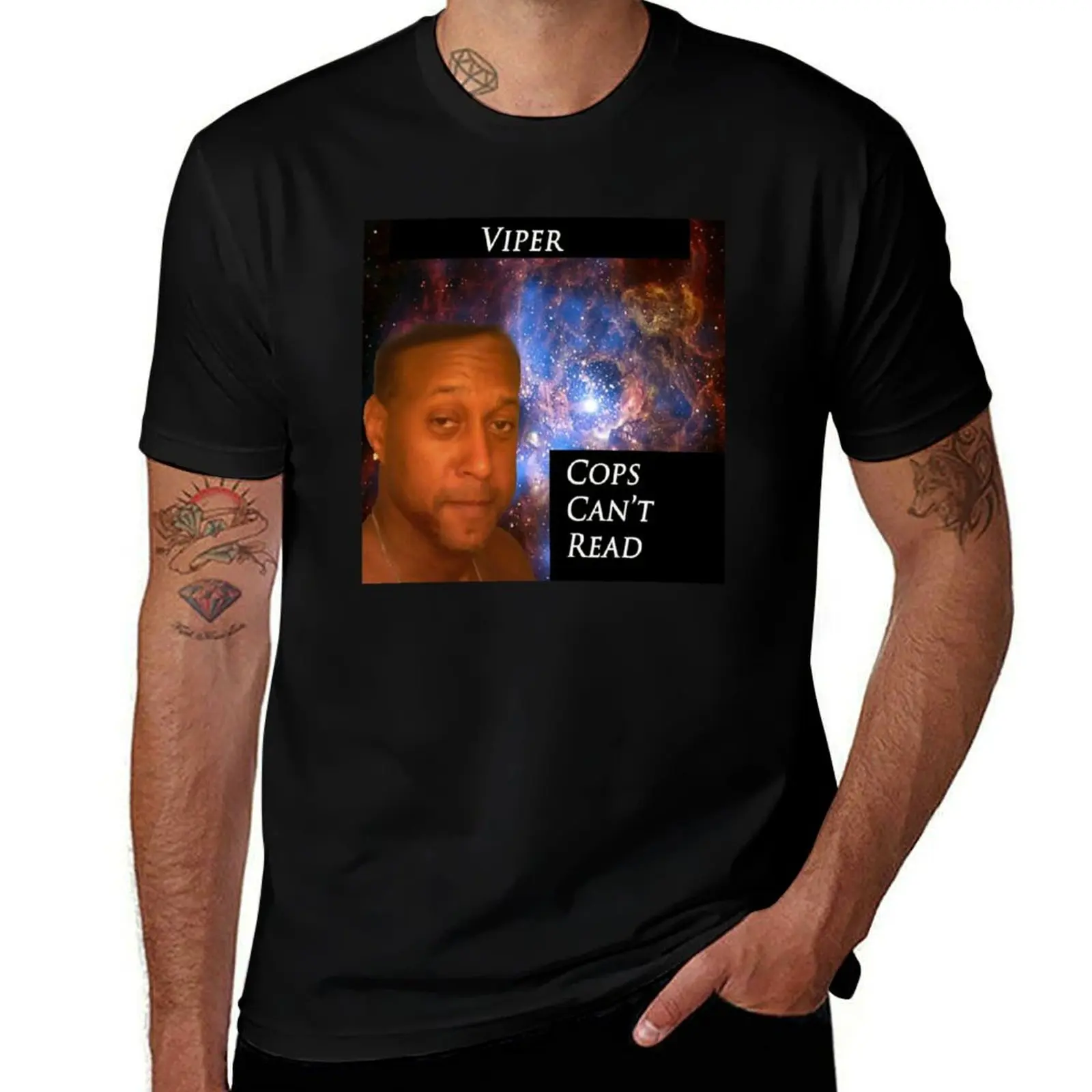Cops Can't Read Viper the Rapper T-Shirt Short sleeve tee sublime cute tops men graphic t shirts
Cops Can't Read Viper the Rapper T-Shirt Short sleeve tee sublime cute tops men graphic t shirts