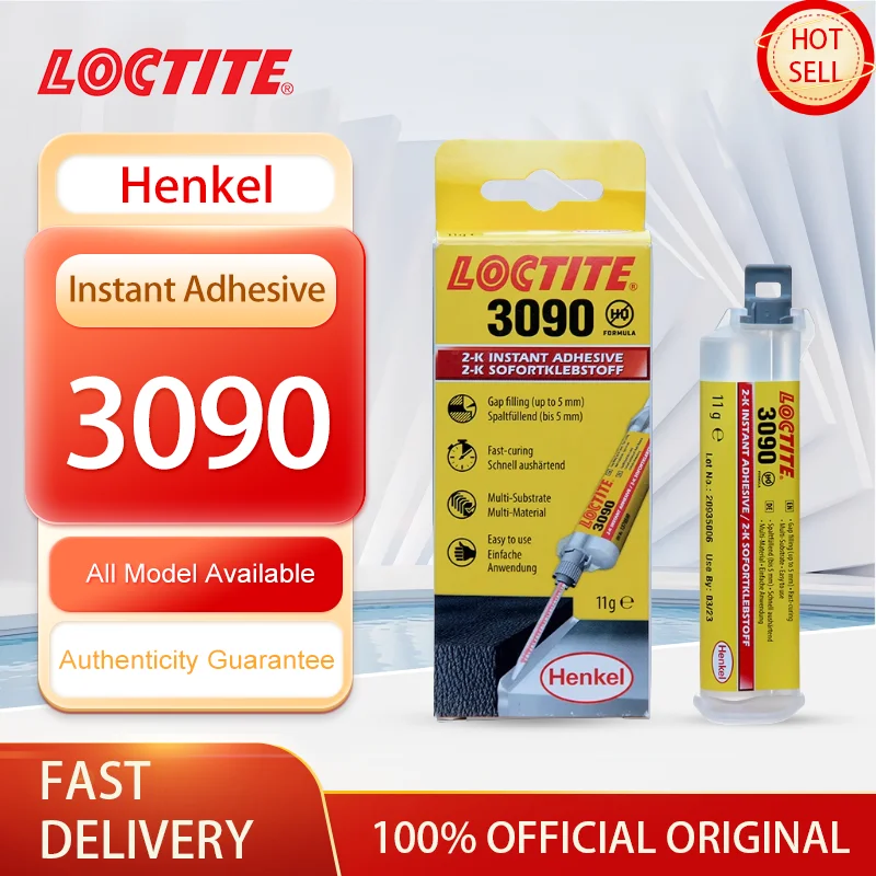 100% Original Loctite 3090 Instant Adhesive 11g Ultra Strong Two Component Cyanoacrylate Adhesive
100% Original Loctite 3090 Instant Adhesive 11g Ultra Strong Two Component Cyanoacrylate Adhesive