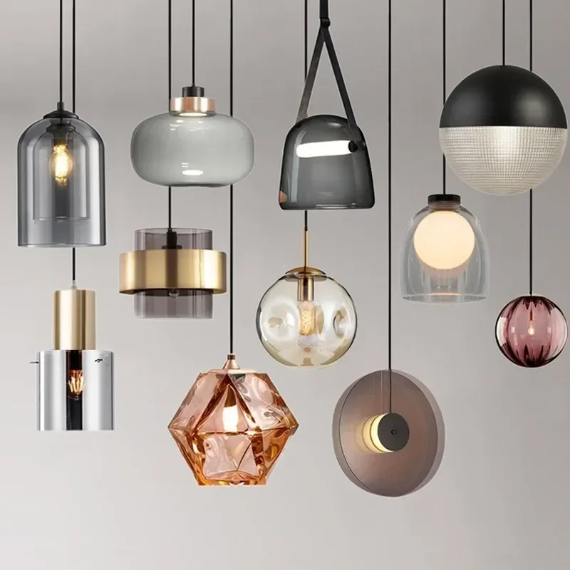 Modern Hanging Loft Glass Lustre Pendant Light LED Industrial Decor Lights Fixtures For Kitchen Restaurant Chandeliers Lamp
Modern Hanging Loft Glass Lustre Pendant Light LED Industrial Decor Lights Fixtures For Kitchen Restaurant Chandeliers Lamp