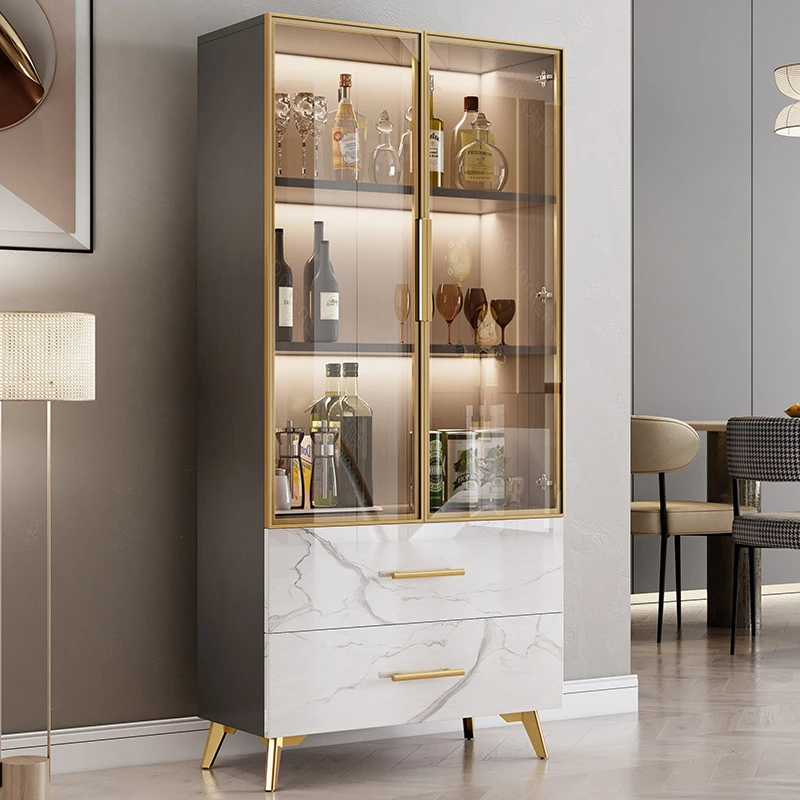 Designer Shelves Bar Cabinet Living Room Storage Mobile Wine Cabinet Nordic Multifunctional Glass Repisa Drinking Bar Furniture
Designer Shelves Bar Cabinet Living Room Storage Mobile Wine Cabinet Nordic Multifunctional Glass Repisa Drinking Bar Furniture