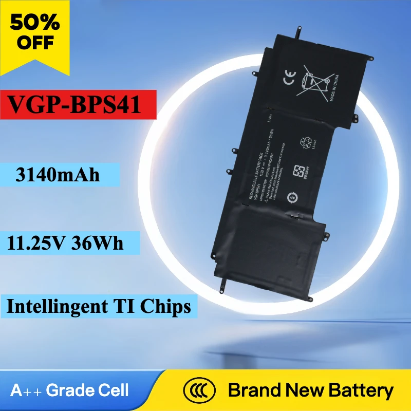 Совершенно новый аккумулятор для ноутбука VGP-BPS41 BPS41 для Sony Vaio Flip13 SVF13N SVF13N13CXB SVF13NA1UL SVF13N18SCB SVF13N25CG SVF13N17SCB
Совершенно новый аккумулятор для ноутбука VGP-BPS41 BPS41 для Sony Vaio Flip13 SVF13N SVF13N13CXB SVF13NA1UL SVF13N18SCB SVF13N25CG SVF13N17SCB