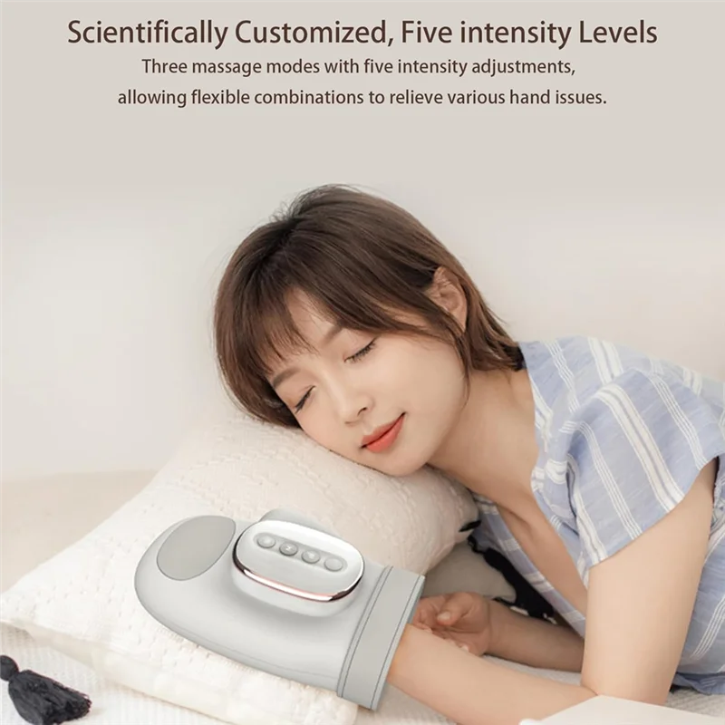 A47F-Hand Massager Cordless 5 Levels Of Intensity Adjustment Finger Massager With Heat And Compression
A47F-Hand Massager Cordless 5 Levels Of Intensity Adjustment Finger Massager With Heat And Compression