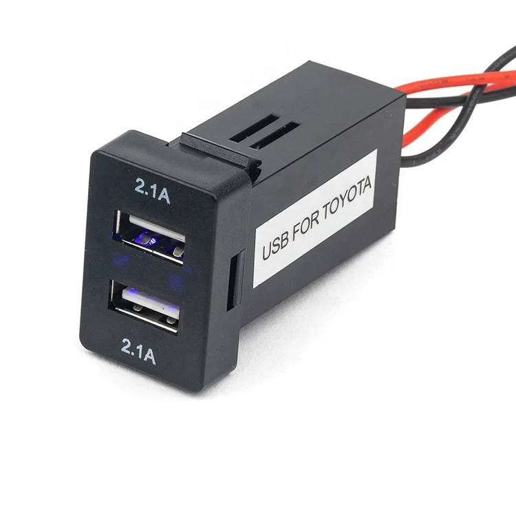 2.1A Dual USB Power Outlet Car Charger Quick for Car Dual USB Car Charger, 5V 4.2A Size: 33 * 22 * 55mm
2.1A Dual USB Power Outlet Car Charger Quick for Car Dual USB Car Charger, 5V 4.2A Size: 33 * 22 * 55mm
