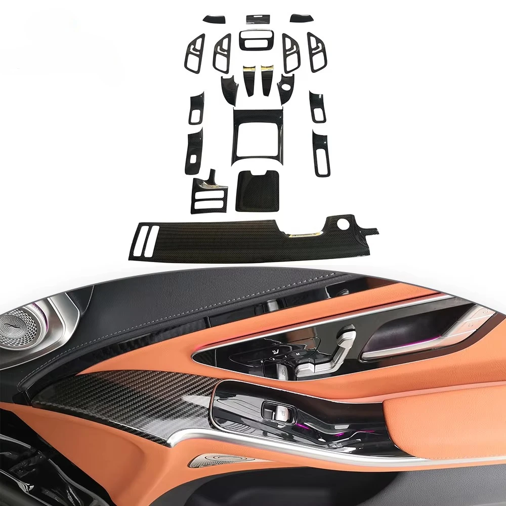 For S Class W223 Dry CF Interior Trim Popular Style Car Replacement Upgrade Accessory Kit for S580e S500 S450 S450e Autos
For S Class W223 Dry CF Interior Trim Popular Style Car Replacement Upgrade Accessory Kit for S580e S500 S450 S450e Autos