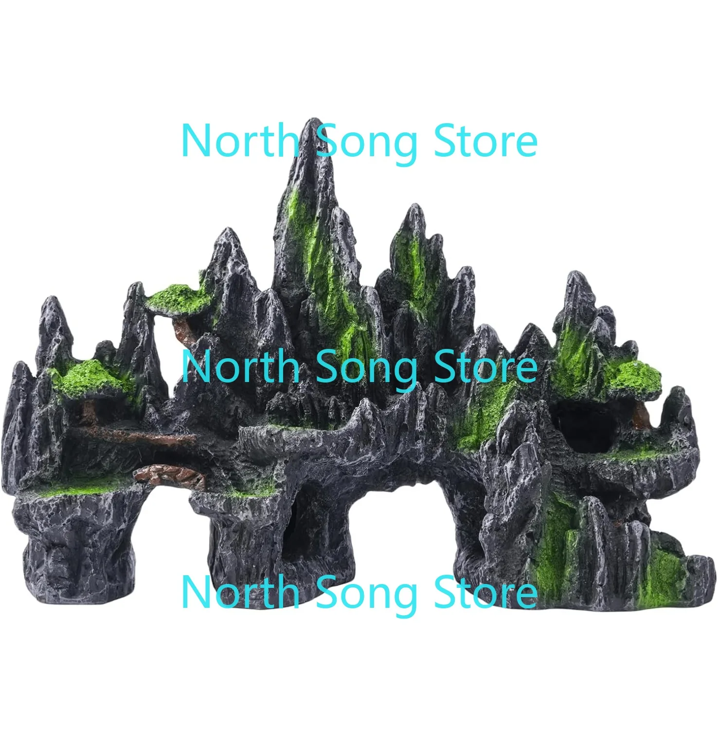 Large Fish Tank Decorations - Mountain View Aquarium Ornament with Tree House Cave Bridge
Large Fish Tank Decorations - Mountain View Aquarium Ornament with Tree House Cave Bridge