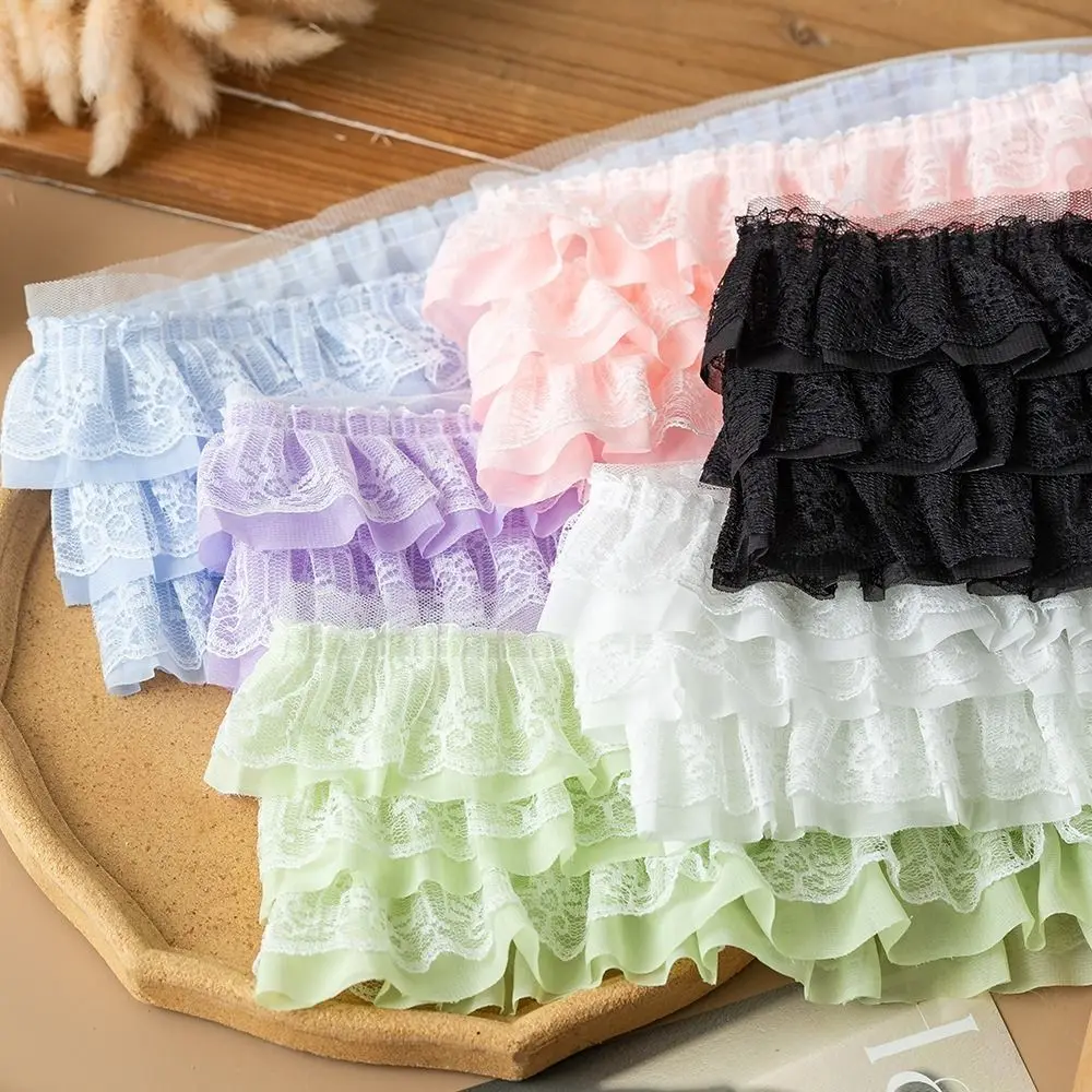 New High Quality 13CM Wide 3D Pleated Mesh Chiffon Fabric White Black Three Layers Ruffled Lace Trims Lace Fabric Triming DIY
New High Quality 13CM Wide 3D Pleated Mesh Chiffon Fabric White Black Three Layers Ruffled Lace Trims Lace Fabric Triming DIY