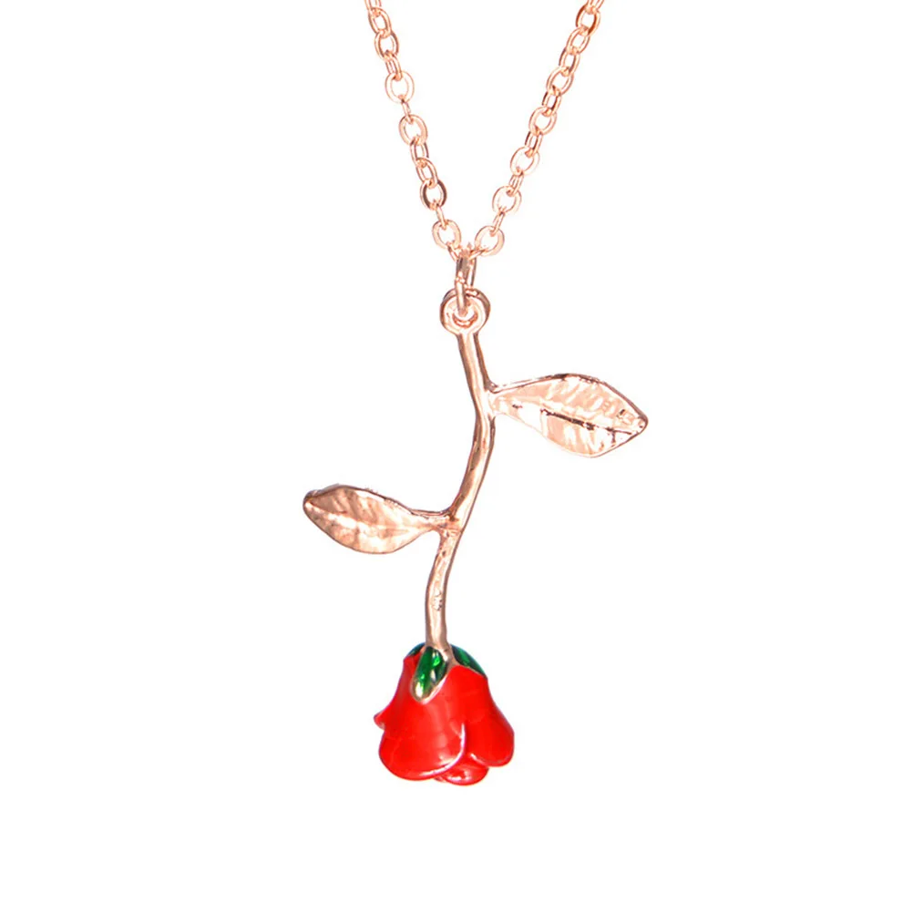 Flower Necklace Rose Gold for Women Pendant The Flowers Valentine's Day Golden Miss
Flower Necklace Rose Gold for Women Pendant The Flowers Valentine's Day Golden Miss
