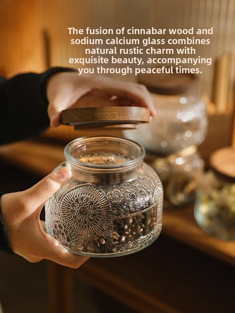 Retro Glass Sed Storage Jar Food ade for Coffee Beans Nuts Dried Fruits Sugar Tea Moisture Proof Dust Proof Kitchen Storage
Retro Glass Sed Storage Jar Food ade for Coffee Beans Nuts Dried Fruits Sugar Tea Moisture Proof Dust Proof Kitchen Storage