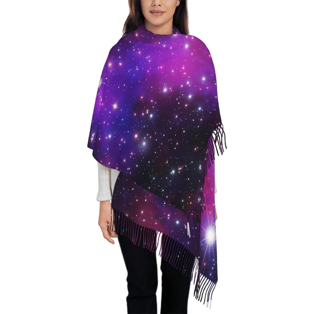 Oversize Scarf for Women Universe Space Galaxy Stars And Nebulas Scarf Tassel Scarves Fall Winter Shawl Wraps
Oversize Scarf for Women Universe Space Galaxy Stars And Nebulas Scarf Tassel Scarves Fall Winter Shawl Wraps