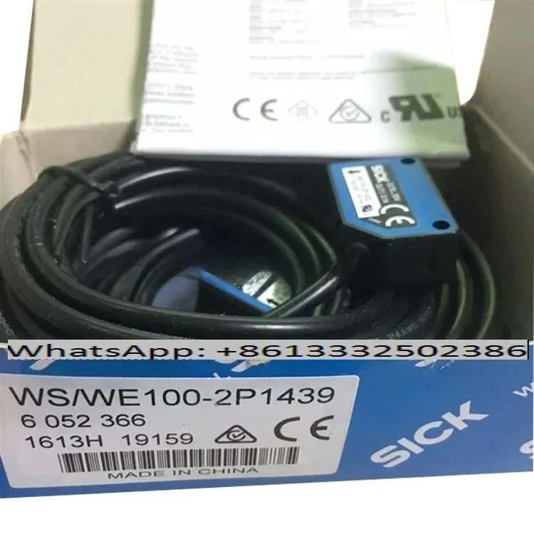 WS/WE100-2P1439 Немецкий фотоэлектрический переключатель Датчик сквозного луча WE100-2P1432 с WS100-2D1032 Номер заказа 6052366 P1409
WS/WE100-2P1439 Немецкий фотоэлектрический переключатель Датчик сквозного луча WE100-2P1432 с WS100-2D1032 Номер заказа 6052366 P1409