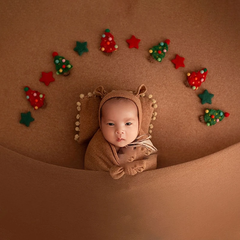 7 Pcs Baby Wool Felt Christmas Tree Set Newborn Photography Props Decorations Infant Photo Accessories Home
7 Pcs Baby Wool Felt Christmas Tree Set Newborn Photography Props Decorations Infant Photo Accessories Home