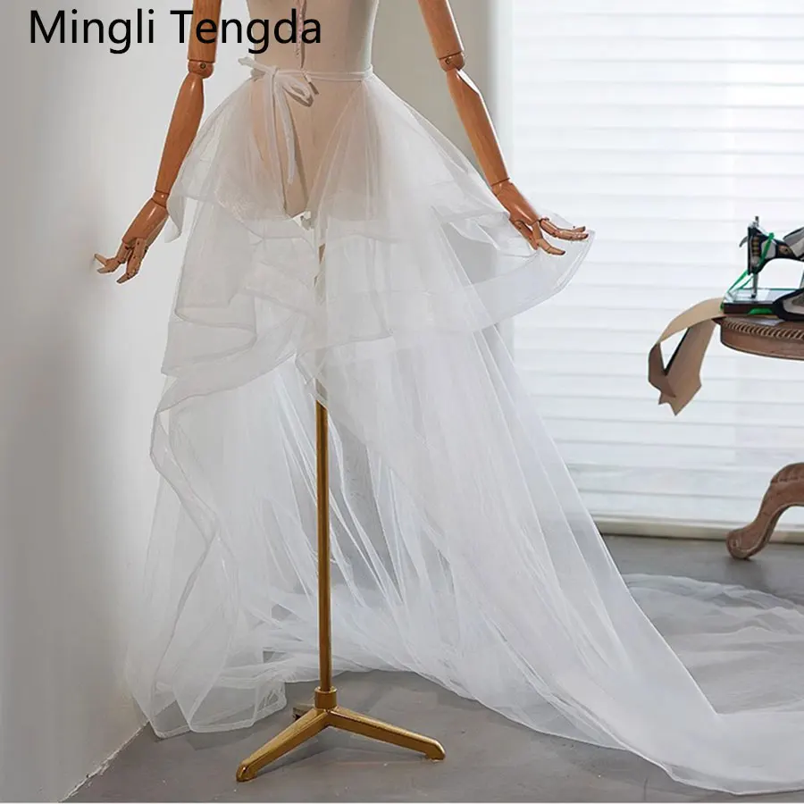 Mingli Tengda Bride Overskirt Detachable Train Waist Tiered Tulle Removable Skirt Women Custom Made Petticoat Wedding Accessorie
Mingli Tengda Bride Overskirt Detachable Train Waist Tiered Tulle Removable Skirt Women Custom Made Petticoat Wedding Accessorie