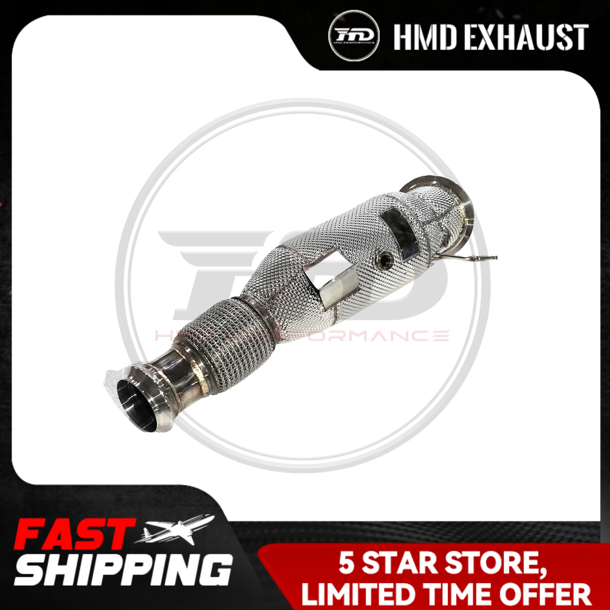 HMD Exhaust System High Flow Performance Downpipe for BMW 540i G30 B58 Engine 3.0T Car Accessories With Cat Pipe
HMD Exhaust System High Flow Performance Downpipe for BMW 540i G30 B58 Engine 3.0T Car Accessories With Cat Pipe