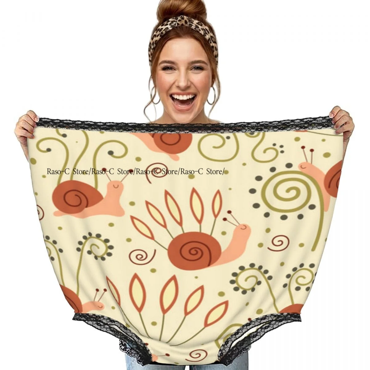 Funny Gag Granny Underwear Cute Snail With Plants And Dots Surprise Gift
Funny Gag Granny Underwear Cute Snail With Plants And Dots Surprise Gift