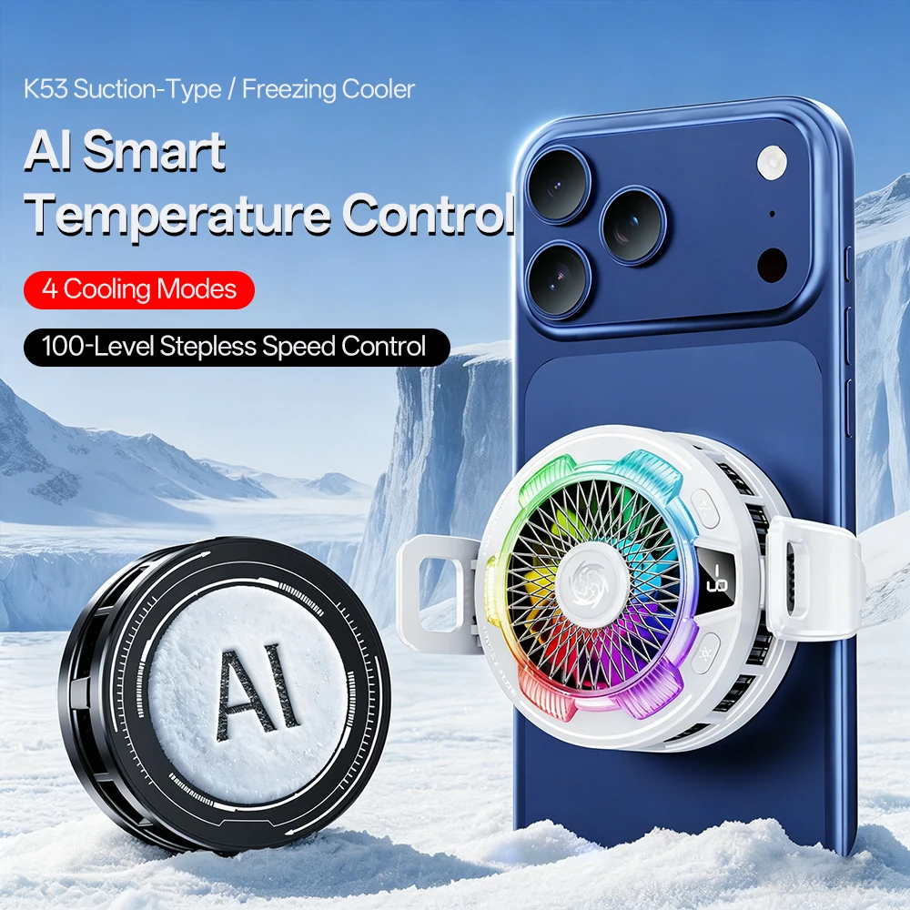 New Phone Radiator Magnetic Back Clamp Semiconductor Cooling Radiator Universal Android Game For Apple iPhone 17 16 15 14 Cooler
New Phone Radiator Magnetic Back Clamp Semiconductor Cooling Radiator Universal Android Game For Apple iPhone 17 16 15 14 Cooler