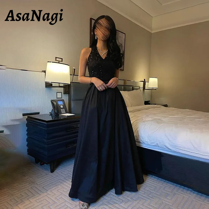 AsaNagi Sexy V Neck Prom Dress Women's Sleeveless Beaded Party Evening Gown Floor Length Saudi Special Occasion Party Gowns 2025
AsaNagi Sexy V Neck Prom Dress Women's Sleeveless Beaded Party Evening Gown Floor Length Saudi Special Occasion Party Gowns 2025