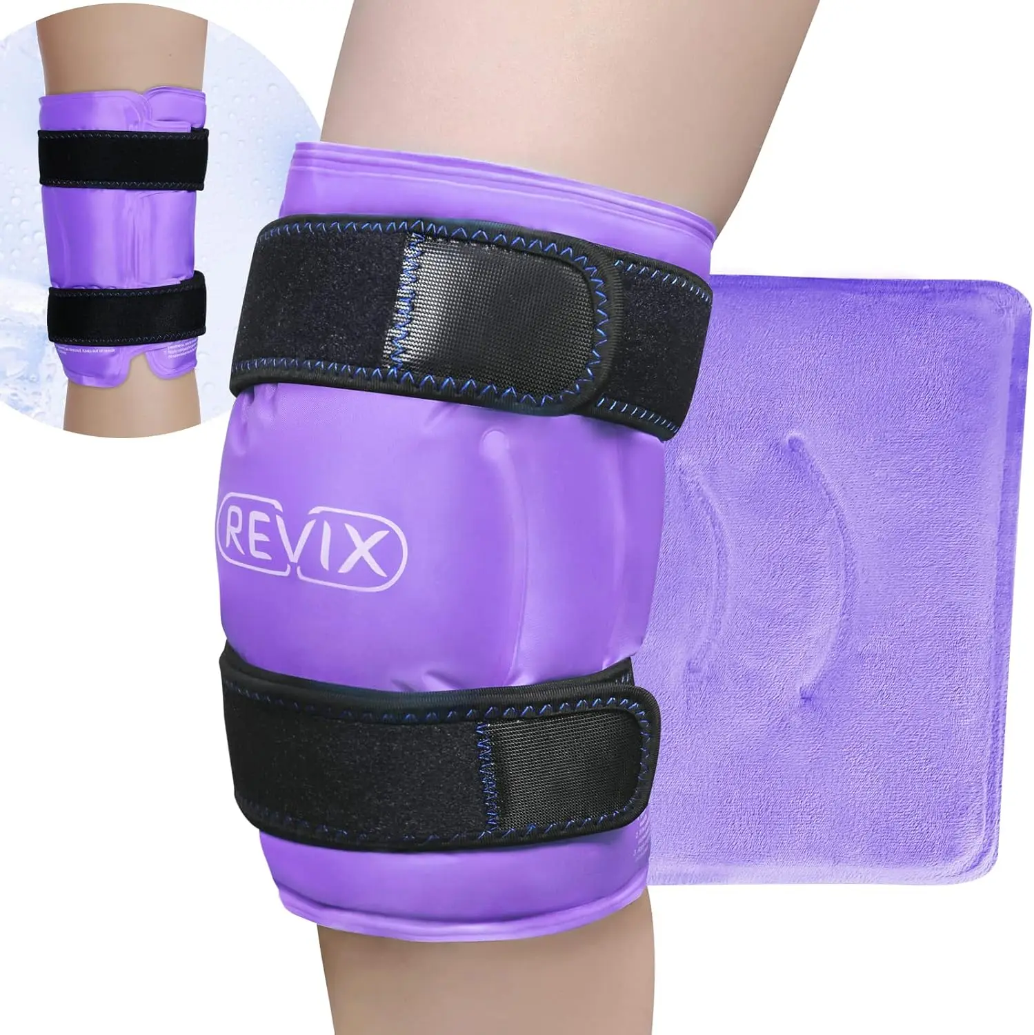 XL Knee Ice Wrap, Full Coverage Cold Pack for Muscle Ache & Flexibility, Soft Plush, Purple
XL Knee Ice Wrap, Full Coverage Cold Pack for Muscle Ache & Flexibility, Soft Plush, Purple