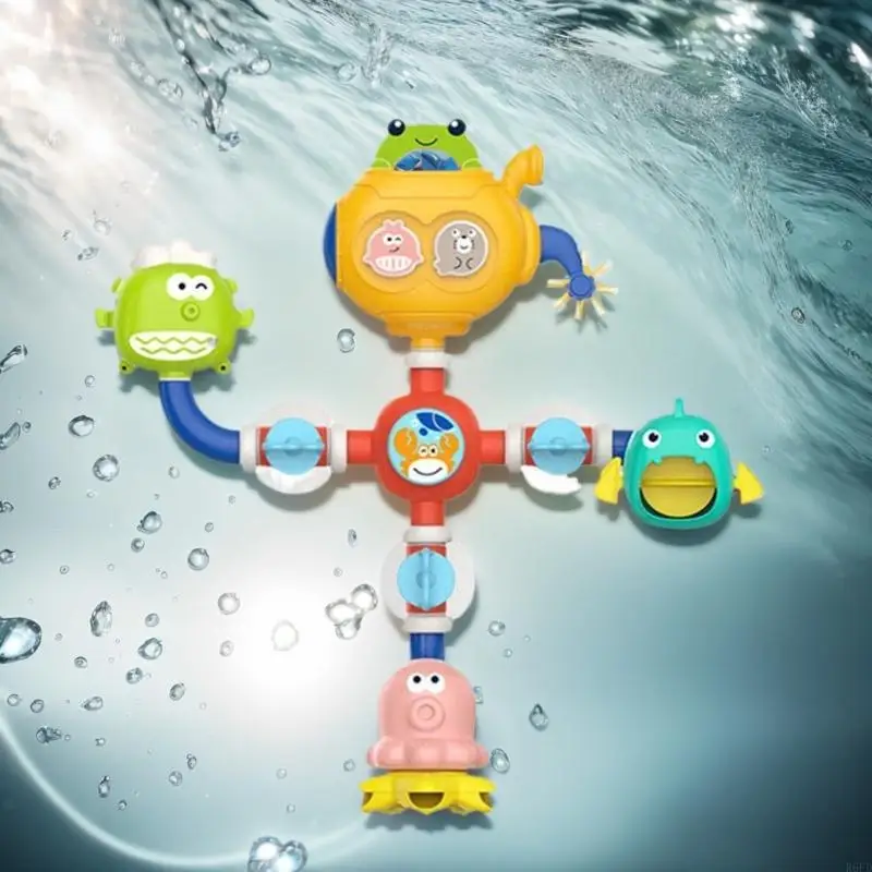 R6FD Cartoon Cartoon Ocean Water Pipe Игрушка для ванны для малыша Easy Compleble Вращающаяся веселая игрушка
R6FD Cartoon Cartoon Ocean Water Pipe Игрушка для ванны для малыша Easy Compleble Вращающаяся веселая игрушка