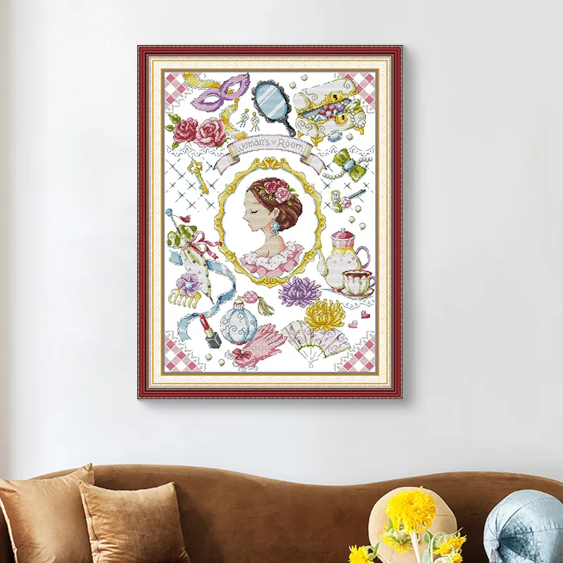 Набор для вышивки крестом Joy Sunday с предварительной печатью, легкий узор, набор для вышивки из штампованной ткани Аиды, женская камера
Набор для вышивки крестом Joy Sunday с предварительной печатью, легкий узор, набор для вышивки из штампованной ткани Аиды, женская камера