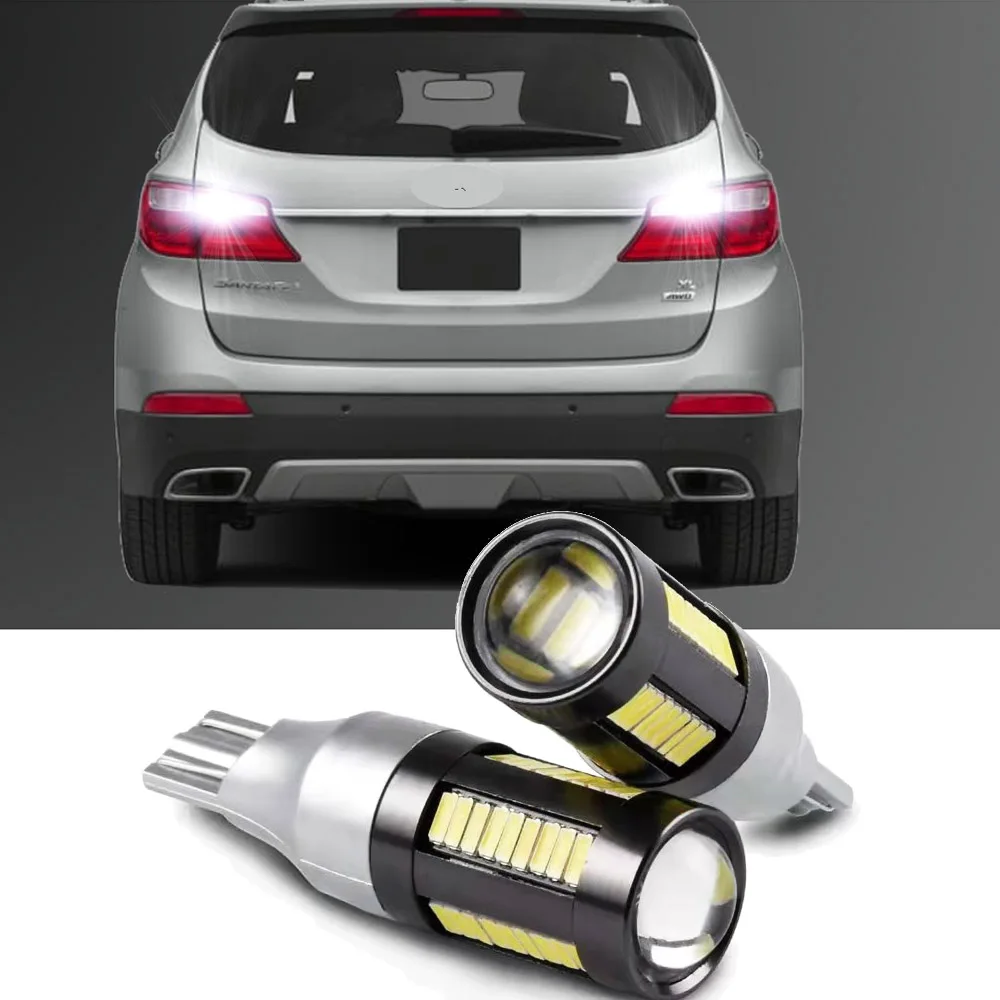 2pcs For Hyundai Santa Fe Accent 2 3 4 5 Creta Elantra i20 i30 ix35 Backup Reversing Lights T15 W16W 51SMD White Light Lamp
2pcs For Hyundai Santa Fe Accent 2 3 4 5 Creta Elantra i20 i30 ix35 Backup Reversing Lights T15 W16W 51SMD White Light Lamp