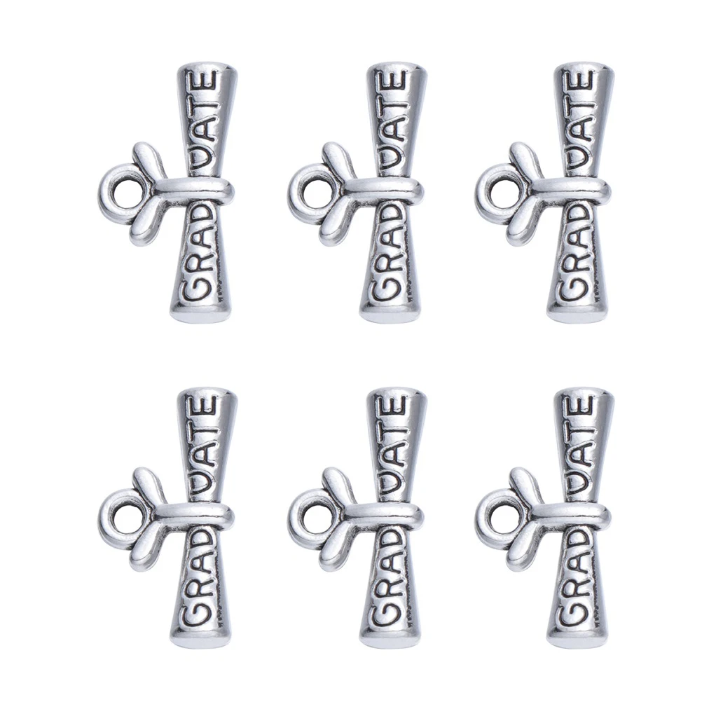 20pcs Graduation Charms Certificate Pendant Silver Diploma Bead for Jewelry Making Projects Gifts Diy Accessories
20pcs Graduation Charms Certificate Pendant Silver Diploma Bead for Jewelry Making Projects Gifts Diy Accessories