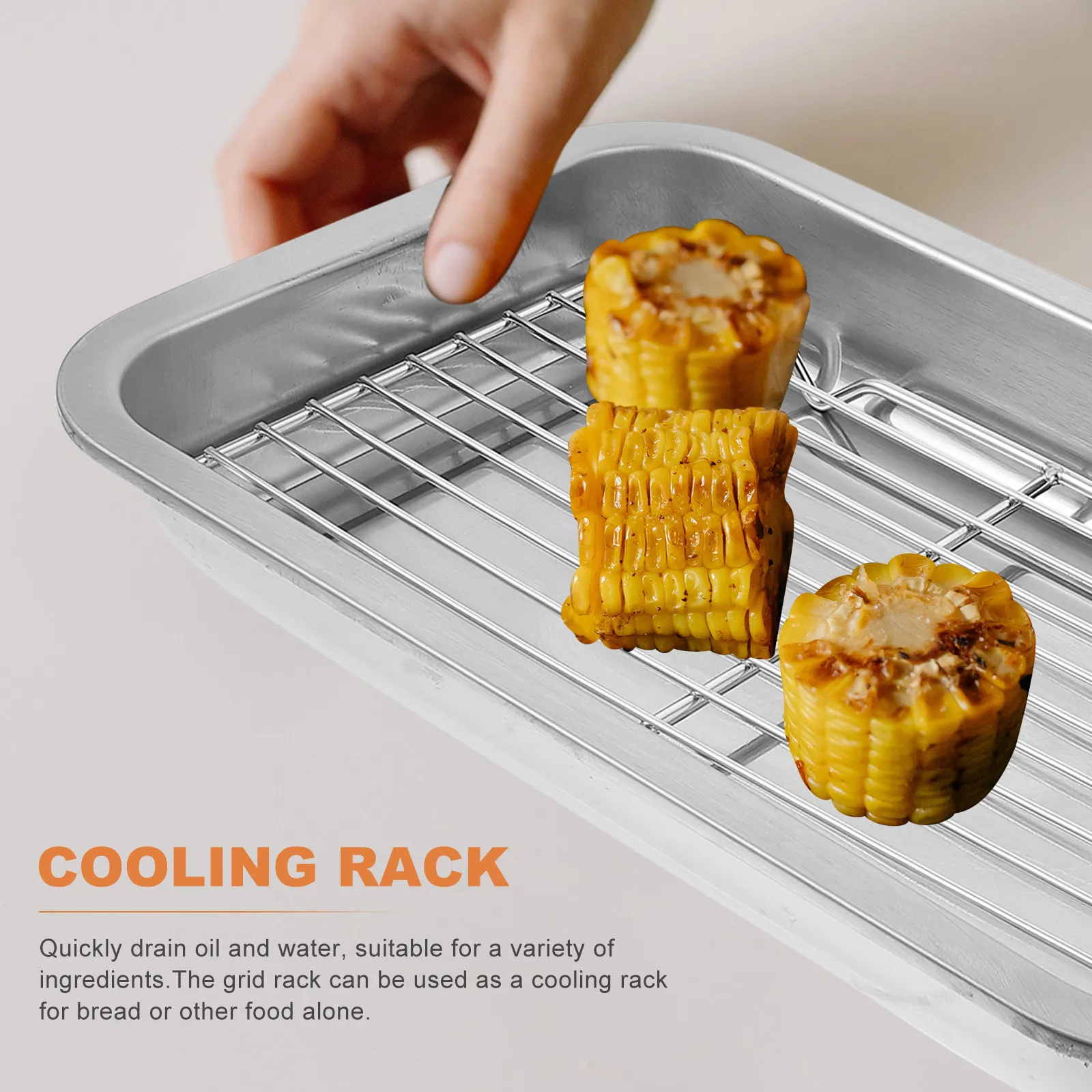 Набор: поддон для слива масла с решеткой для охлаждения, противень из нержавеющей стали для жареных продуктов, контейнер для выпечки, набор кухонных гаджетов
Набор: поддон для слива масла с решеткой для охлаждения, противень из нержавеющей стали для жареных продуктов, контейнер для выпечки, набор кухонных гаджетов