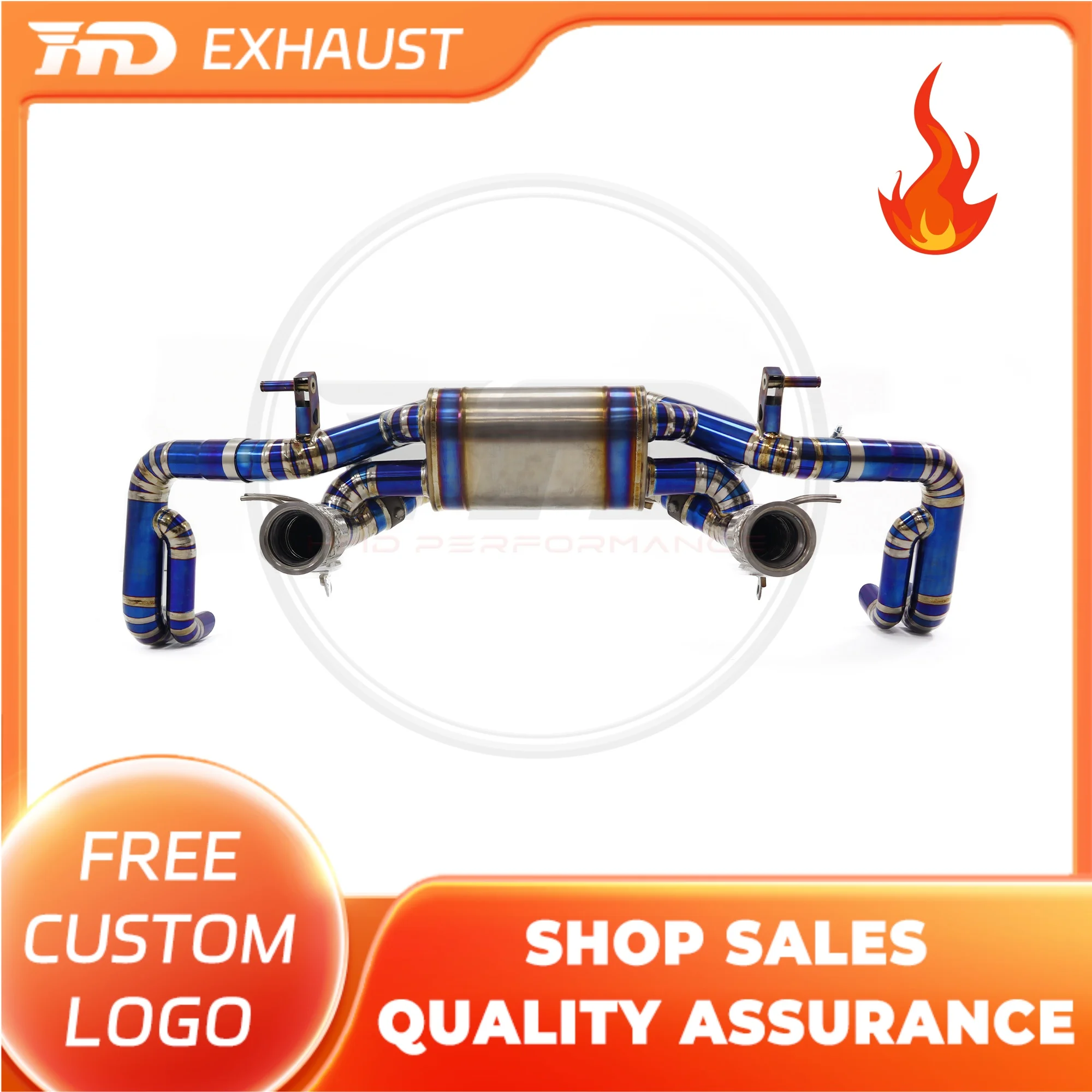 HMD Hot Sale Titanium Alloy Catback Exhaust for Audi R8 5.2L V10 2020+ Performance Exhaust with valves
HMD Hot Sale Titanium Alloy Catback Exhaust for Audi R8 5.2L V10 2020+ Performance Exhaust with valves