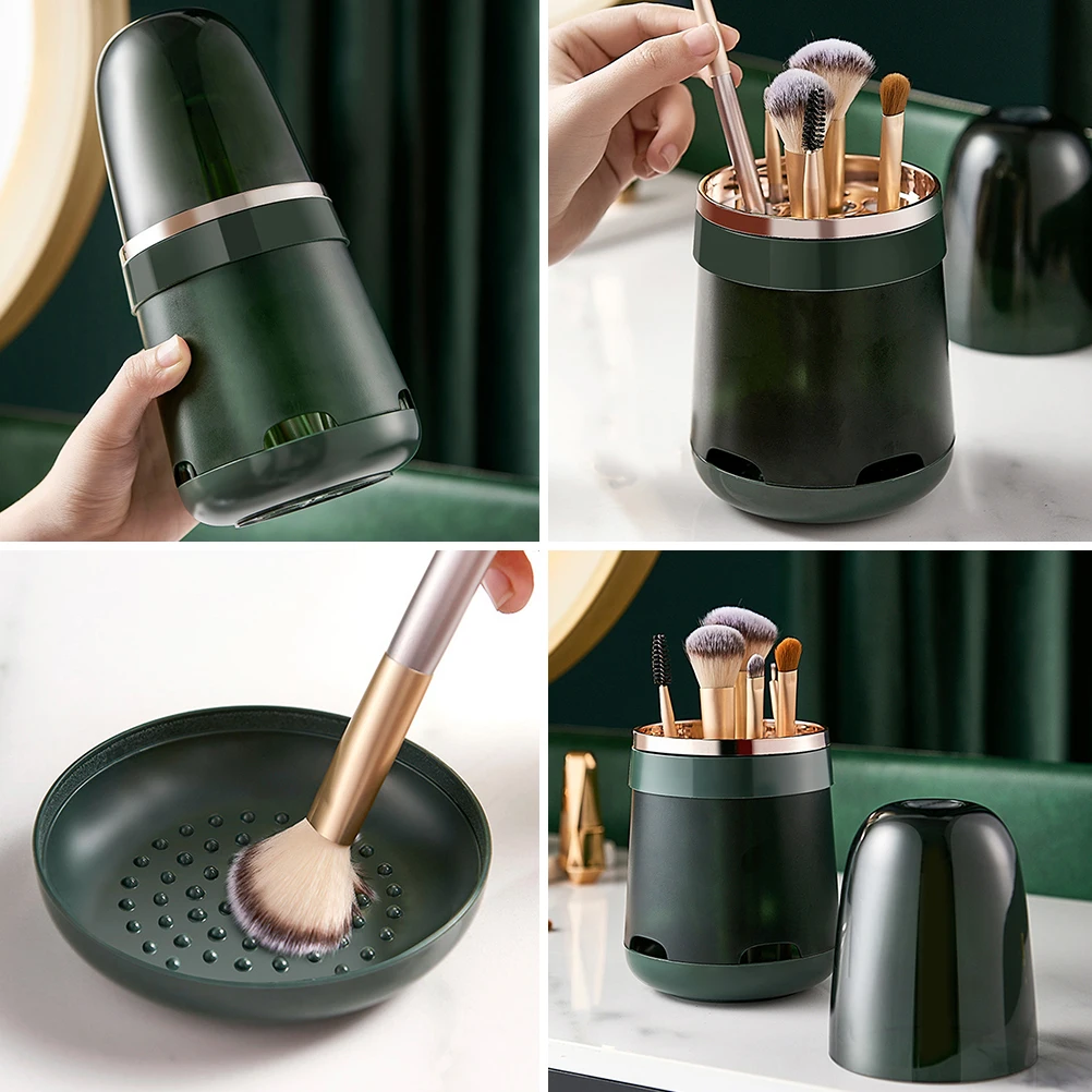 Makeup Organizer Box Brush Storage Holder Dust-Proof Cover Space-Saving Counter Makeup Brush Cleaner Lipstick
Makeup Organizer Box Brush Storage Holder Dust-Proof Cover Space-Saving Counter Makeup Brush Cleaner Lipstick
