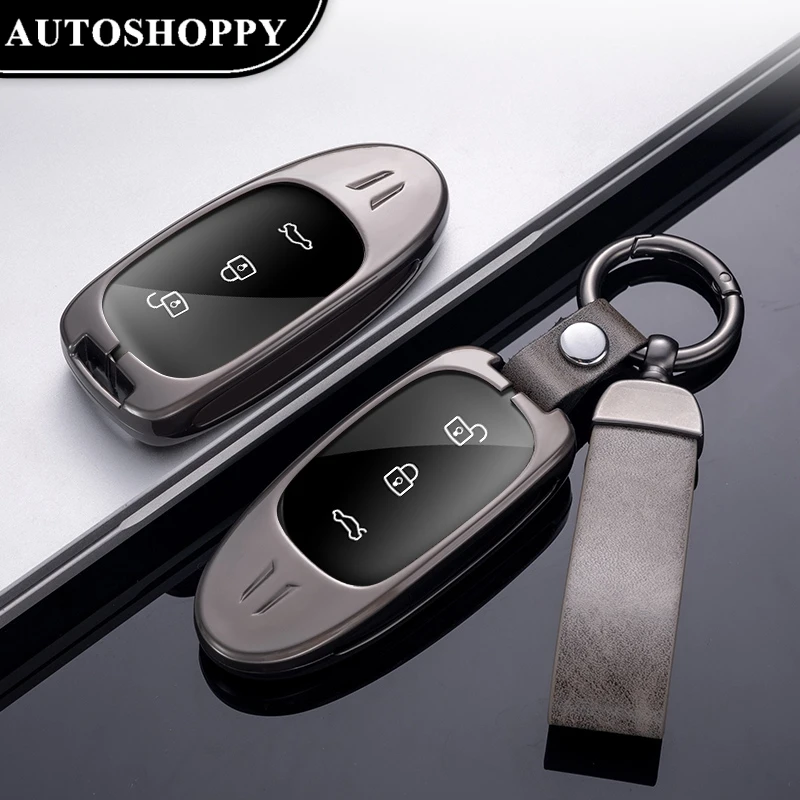 Zinc Alloy Car Key Cover 3 Buttons Shell for Leading Ideal One Li Auto L9 2022 Smart Keychain Holder Protection Accessory
Zinc Alloy Car Key Cover 3 Buttons Shell for Leading Ideal One Li Auto L9 2022 Smart Keychain Holder Protection Accessory