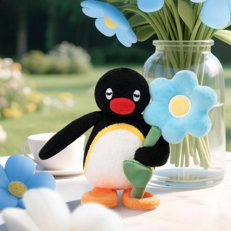 Genuine Youmai Pingu Flower Language penguin keychain for backpack lovely soft plush doll for student gifts popular cute charm
Genuine Youmai Pingu Flower Language penguin keychain for backpack lovely soft plush doll for student gifts popular cute charm