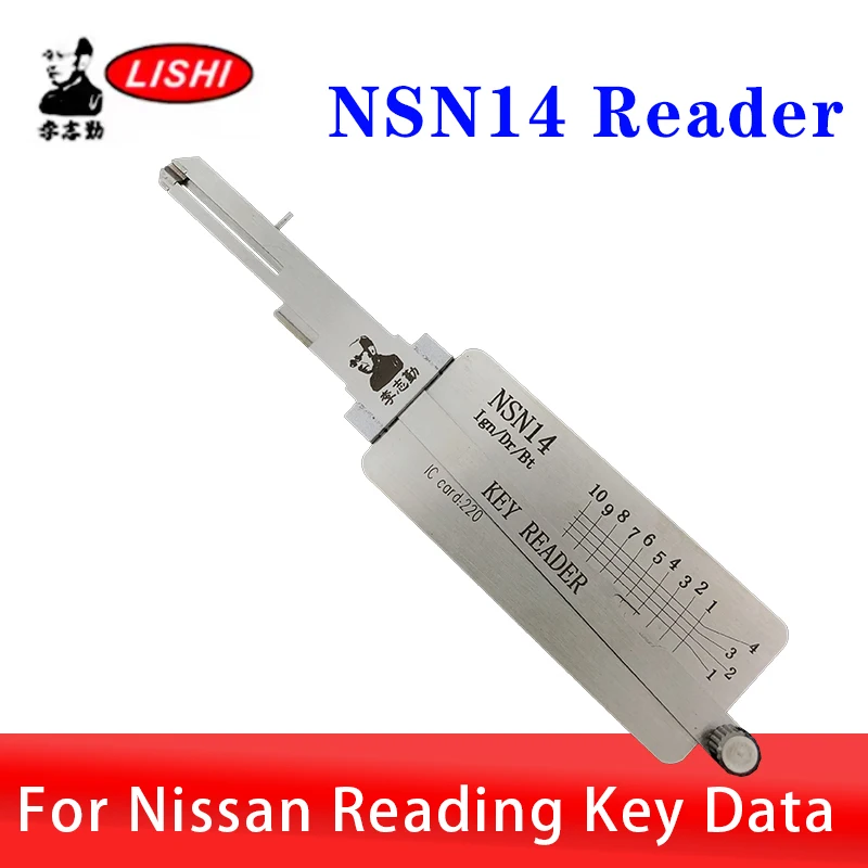 Original NSN14 Reader LISHI 2in1 For Nissan Key reading data Decoder Car Door Open tool Lock Pcik tool Locksmiths tool
Original NSN14 Reader LISHI 2in1 For Nissan Key reading data Decoder Car Door Open tool Lock Pcik tool Locksmiths tool