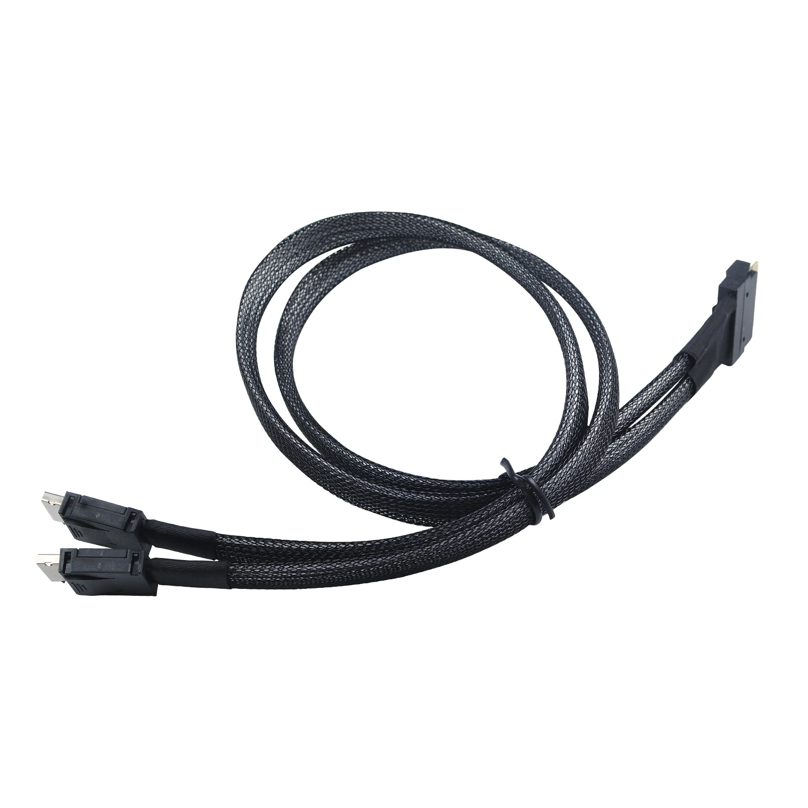 Heretom New Slim Line SAS 8i SFF-8654 to 2x OCuLink 4i SFF-8611 Server High Speed Cable 50cm
Heretom New Slim Line SAS 8i SFF-8654 to 2x OCuLink 4i SFF-8611 Server High Speed Cable 50cm