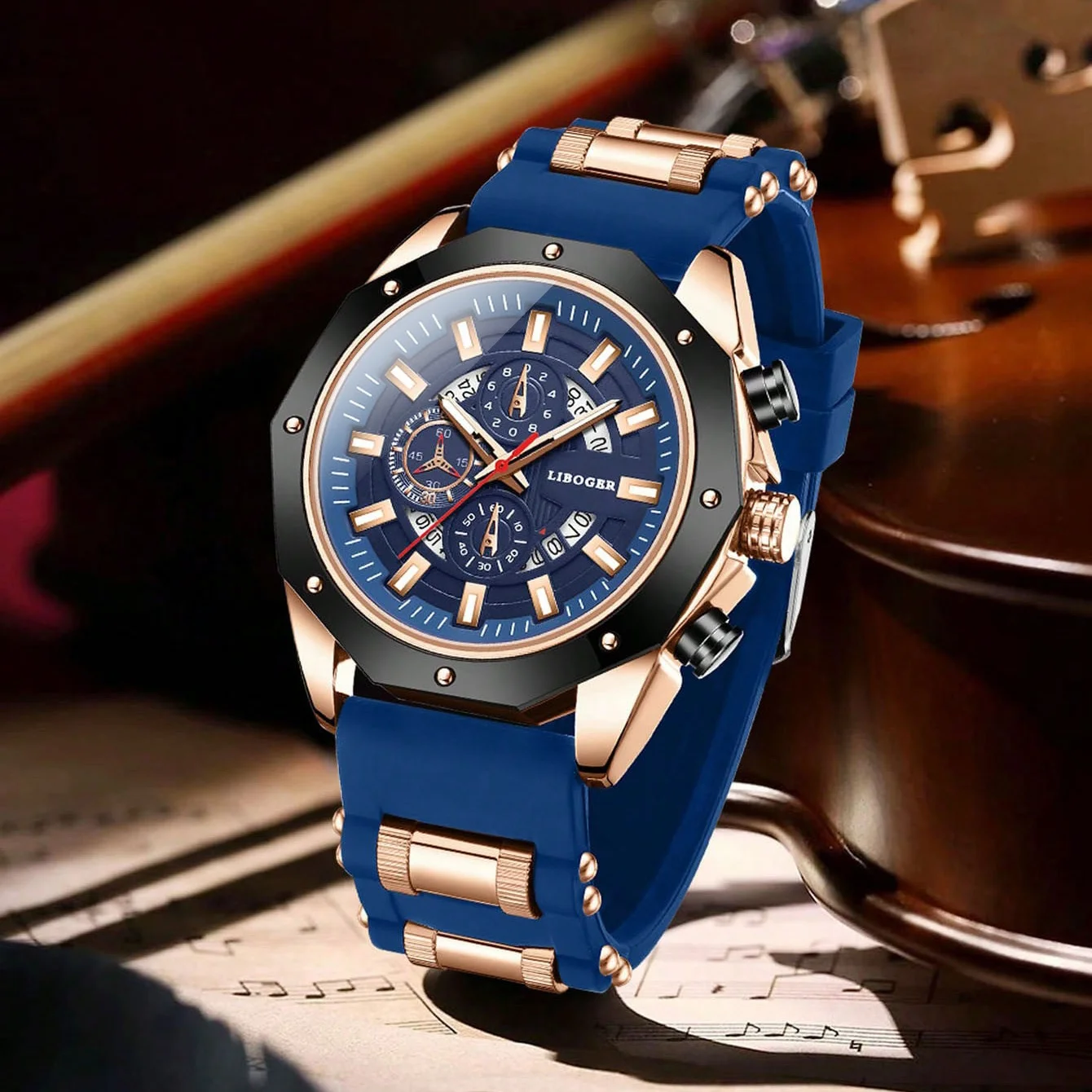 Fashion Men Business Watch Silicone Strap Sports Large Dial Calendar Quartz Wristwatch Luxury Male Timepiece Reloj Hombre
Fashion Men Business Watch Silicone Strap Sports Large Dial Calendar Quartz Wristwatch Luxury Male Timepiece Reloj Hombre
