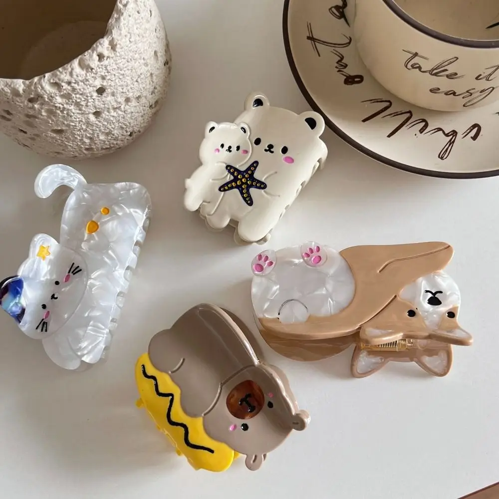 Creative Acetic Acid Acetate Cat Hair Claw Pet Cartoon Animal Hair Clip Hair Accessories Capibara Corgi Dog Shark Clip Daily
Creative Acetic Acid Acetate Cat Hair Claw Pet Cartoon Animal Hair Clip Hair Accessories Capibara Corgi Dog Shark Clip Daily