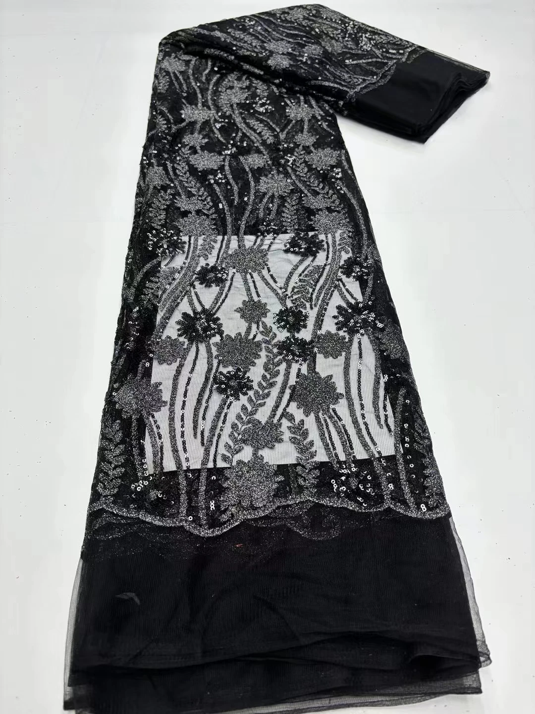African Sequins Lace Fabrics 2024 High Quality Lace French Lace Fabric Nigerian Tulle Lace Fabrics for Wedding Dress JF
African Sequins Lace Fabrics 2024 High Quality Lace French Lace Fabric Nigerian Tulle Lace Fabrics for Wedding Dress JF
