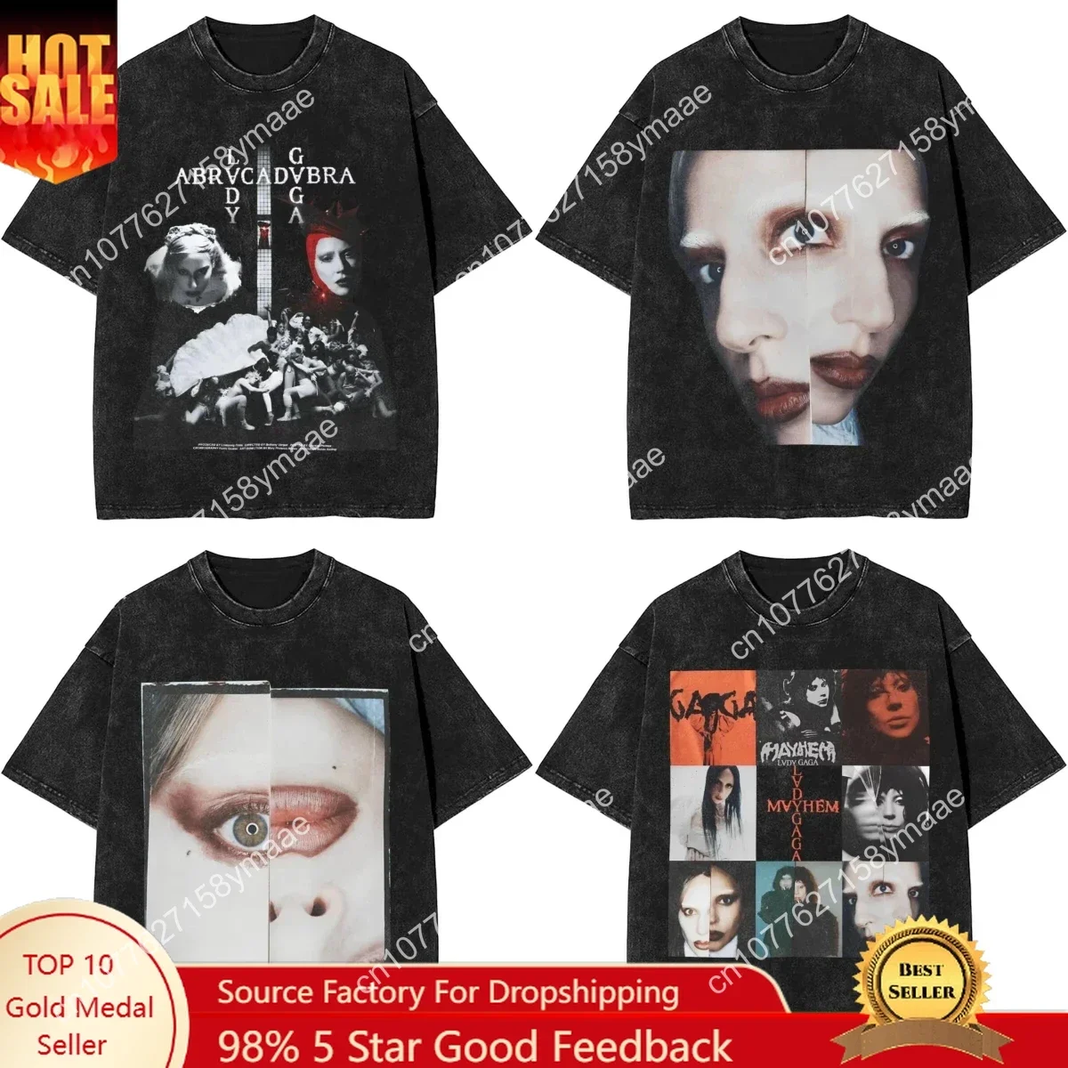 2025 Summer Lady Gaga Vintage Washed T Shirt Mayhem Album Y2K Cotton Tee Short Sleeve Casual T-shirt Men Women Clothes Tops
2025 Summer Lady Gaga Vintage Washed T Shirt Mayhem Album Y2K Cotton Tee Short Sleeve Casual T-shirt Men Women Clothes Tops