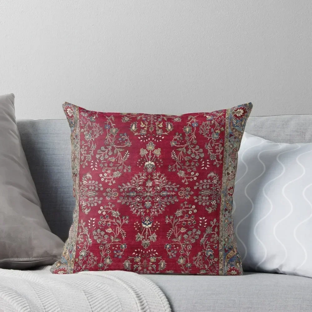 Kashan Central Persian Silk Rug Print Throw Pillow Ornamental Pillow Luxury Pillow Cover
Kashan Central Persian Silk Rug Print Throw Pillow Ornamental Pillow Luxury Pillow Cover