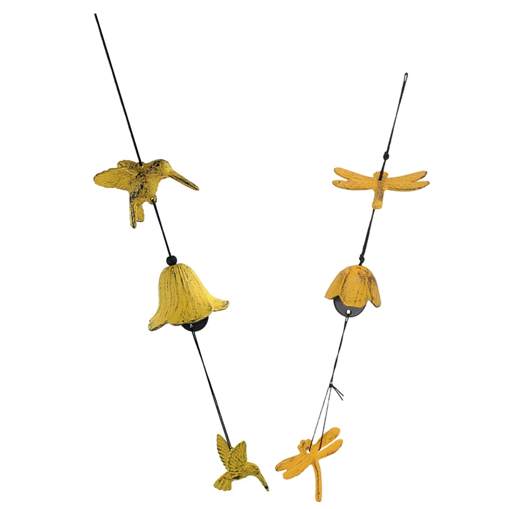 2 Pcs Wind Chimes Pendant Iron Bell Decor Spinner Metal Decoration Garden Pendants Yellow Japanese Windchime Bells
2 Pcs Wind Chimes Pendant Iron Bell Decor Spinner Metal Decoration Garden Pendants Yellow Japanese Windchime Bells