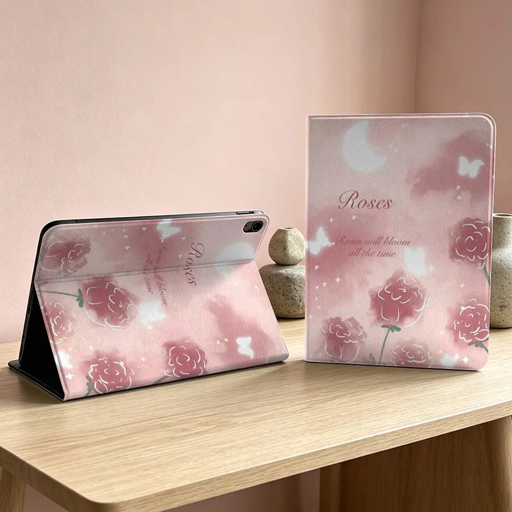 Pink Moon Roses Pattern For iPad Pro Air mini 7 6 5 4 3 2 1 9gen M5 M4 11th 10th A17 Pro A16 Inch Tablet Case Soft
Pink Moon Roses Pattern For iPad Pro Air mini 7 6 5 4 3 2 1 9gen M5 M4 11th 10th A17 Pro A16 Inch Tablet Case Soft