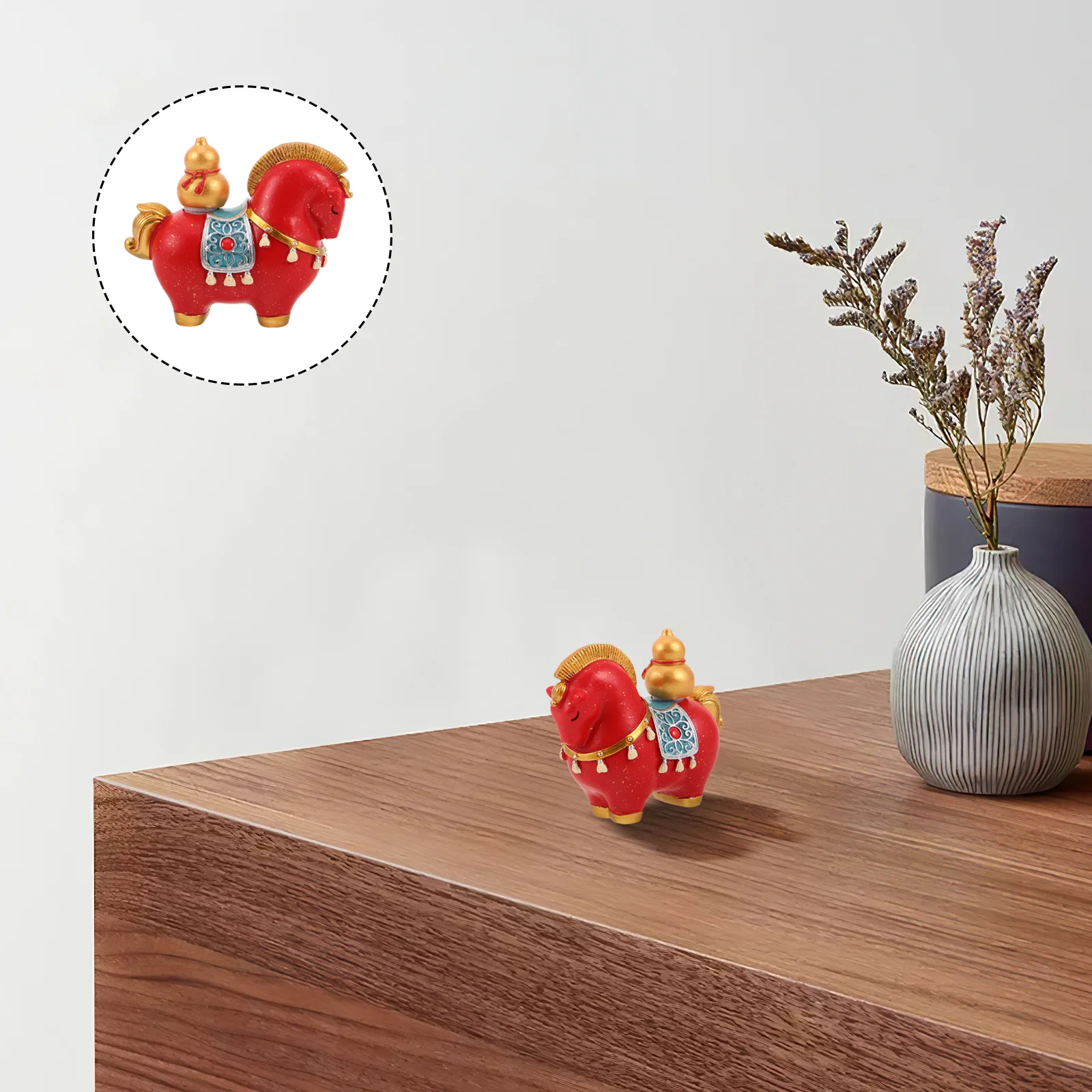 Zodiac Horse Resin Sculpture Ornament - Creative Chinese New Year Horse Art Decor for Home Office Living Room Festival
Zodiac Horse Resin Sculpture Ornament - Creative Chinese New Year Horse Art Decor for Home Office Living Room Festival