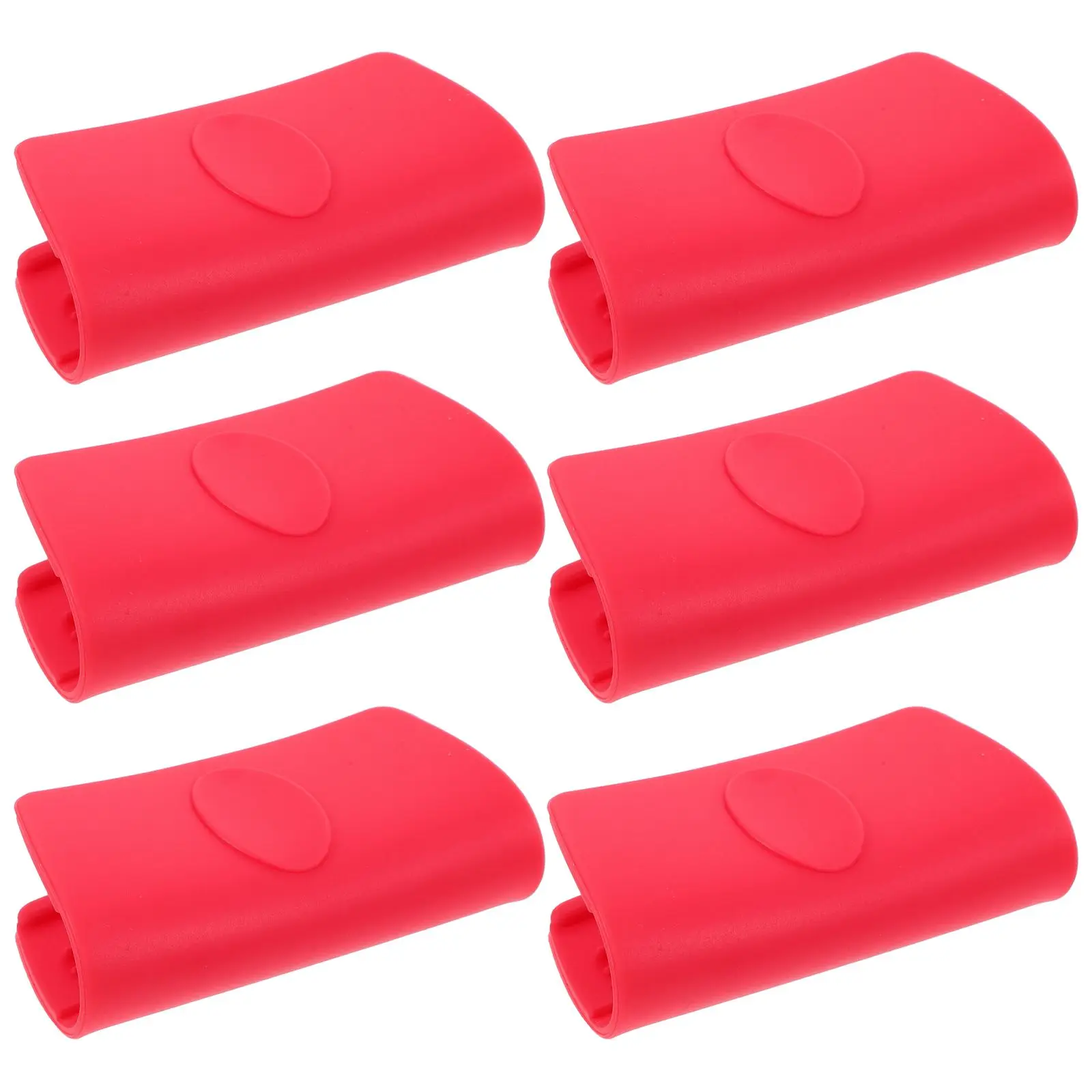 6 Pcs Silicone Pot Handle Covers Heat Resistant Nonskid Grips Protective Wok Sleeves Kitchen Cookware Parts
6 Pcs Silicone Pot Handle Covers Heat Resistant Nonskid Grips Protective Wok Sleeves Kitchen Cookware Parts